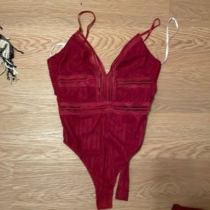 Lulu new with tags red body suit
